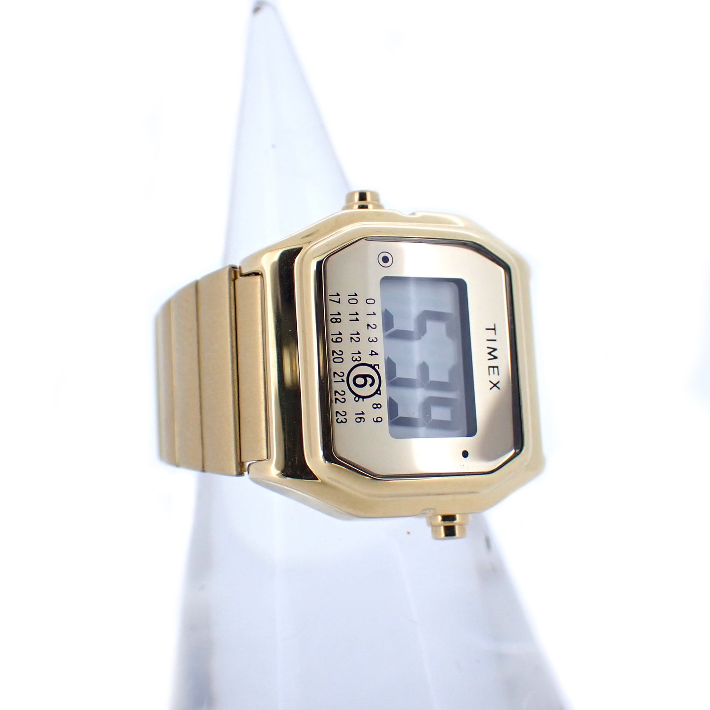 メゾンマルジェラ コラボ TIMEX タイメックス MM6 リング ウォッチ デジタル 指輪 18号 メンズ 腕時計