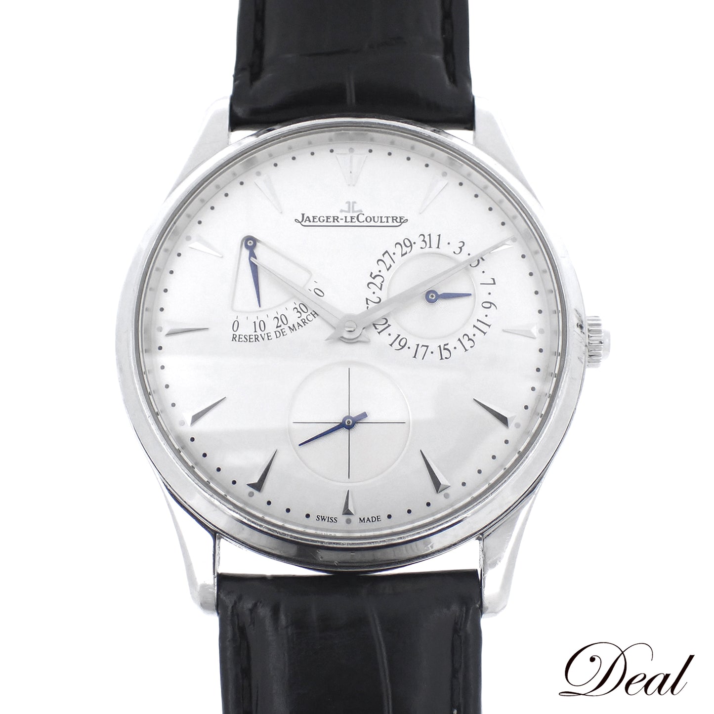 JAEGER LECOULTRE ジャガールクルト マスターウルトラシン リザーブ ド マルシェ Q1378420 176.8.38.S メンズ 腕時計