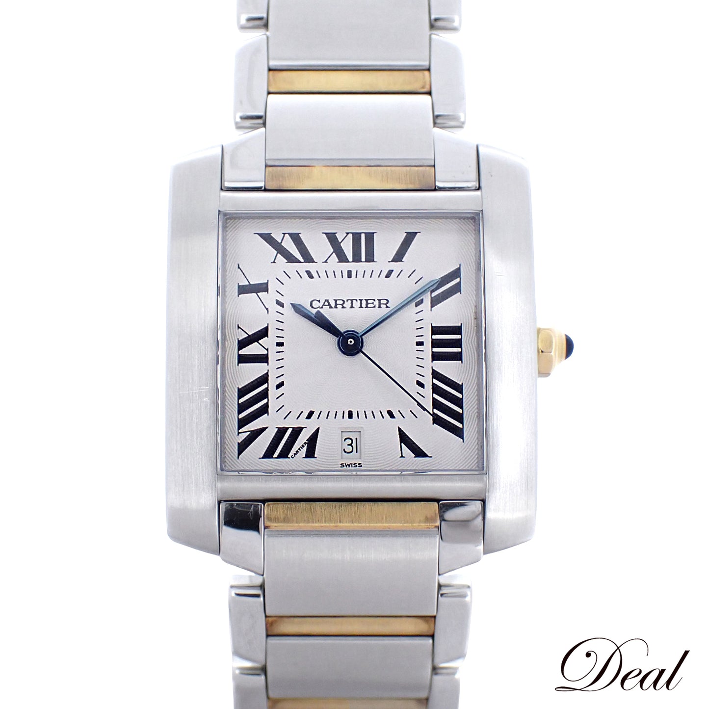 Cartier カルティエ タンクフランセーズLM W51005Q4 SS/YG メンズ 腕時計