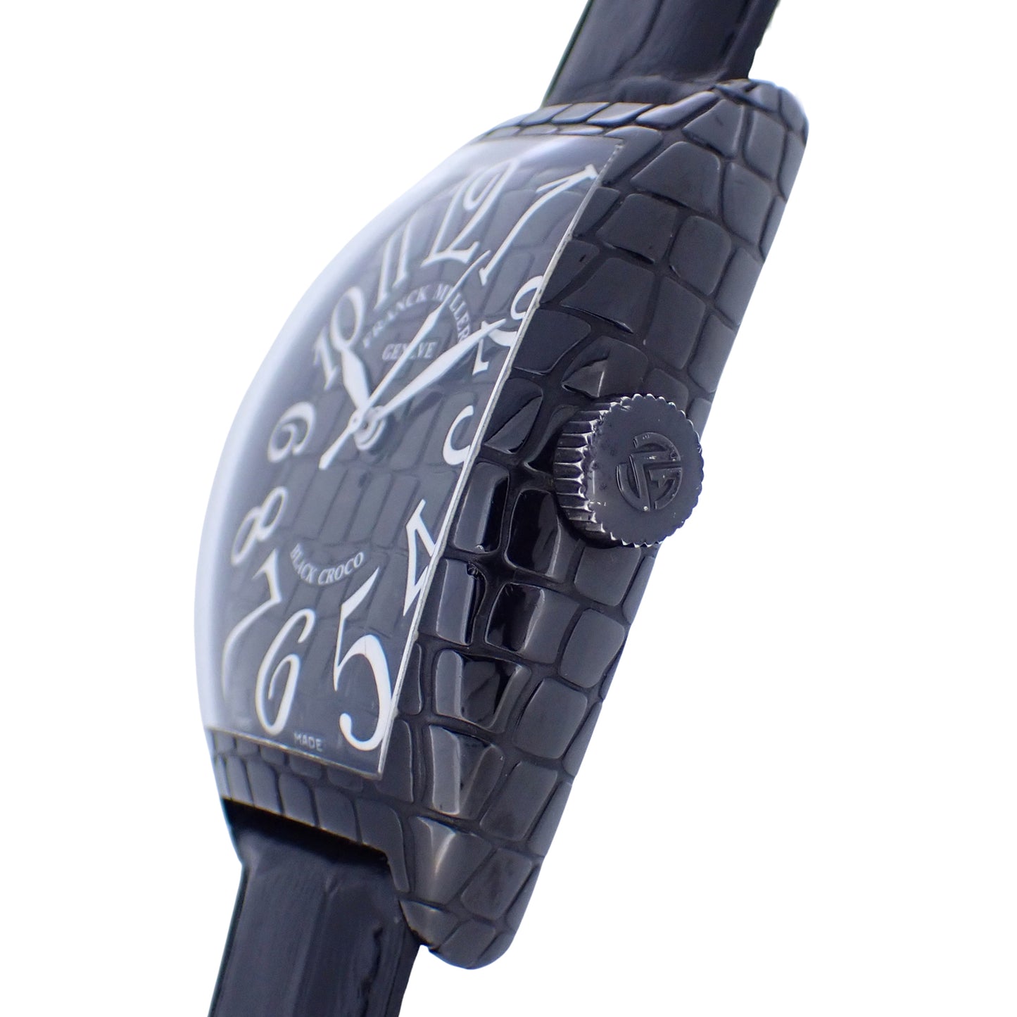 FRANCK MULLER フランクミュラー トノーカーベックス ブラッククロコ 9880SCBLKCRO メンズ 腕時計