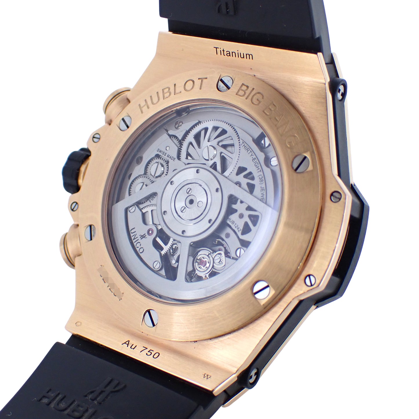 ベゼルダイヤ HUBLOT ウブロ ビッグバン ウニコ キングゴールド 411.CX.1180.RX メンズ 腕時計