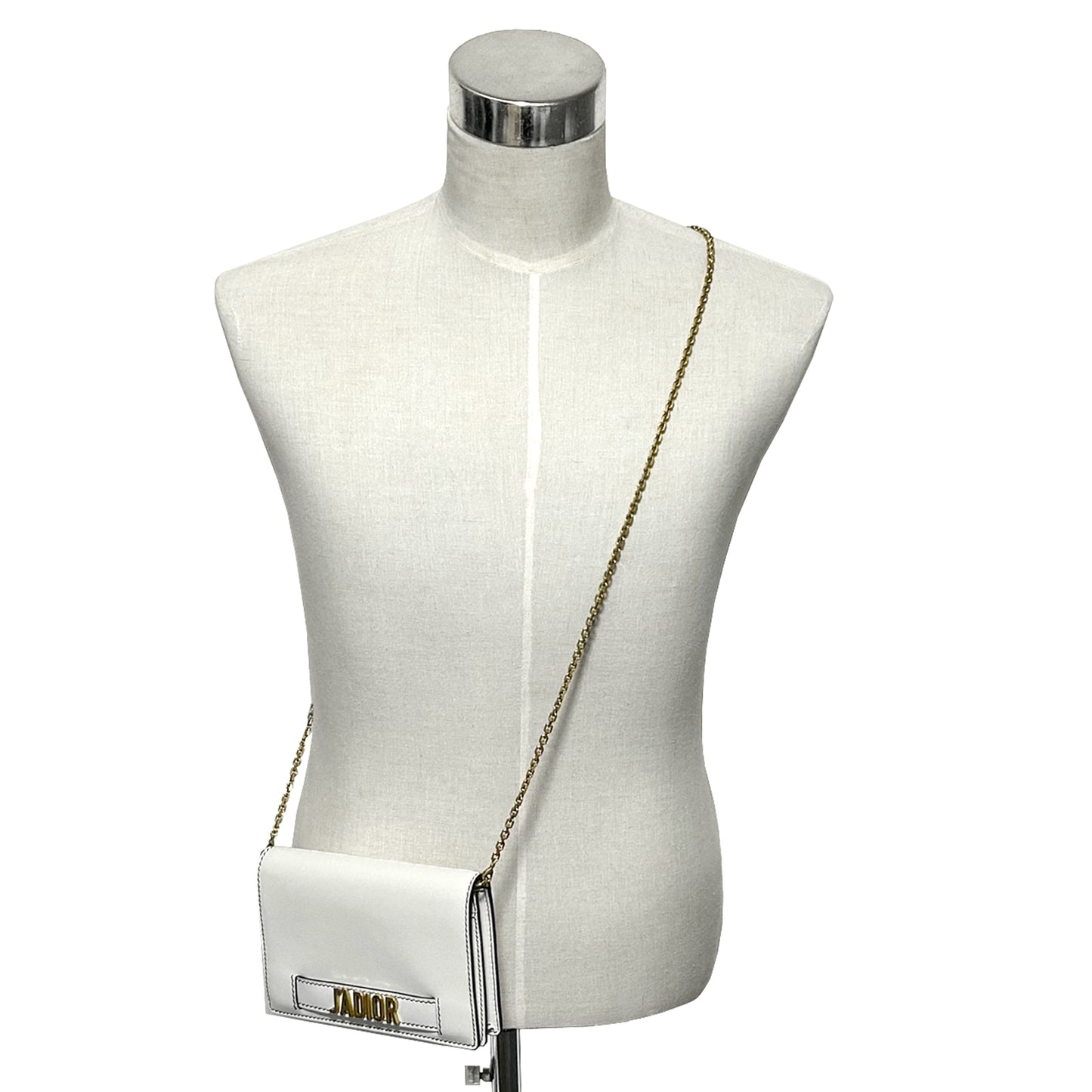 DIOR ディオール J'ADIOR ジャディオール チェーンバッグ レザー ホワイト レディース ショルダーバッグ
