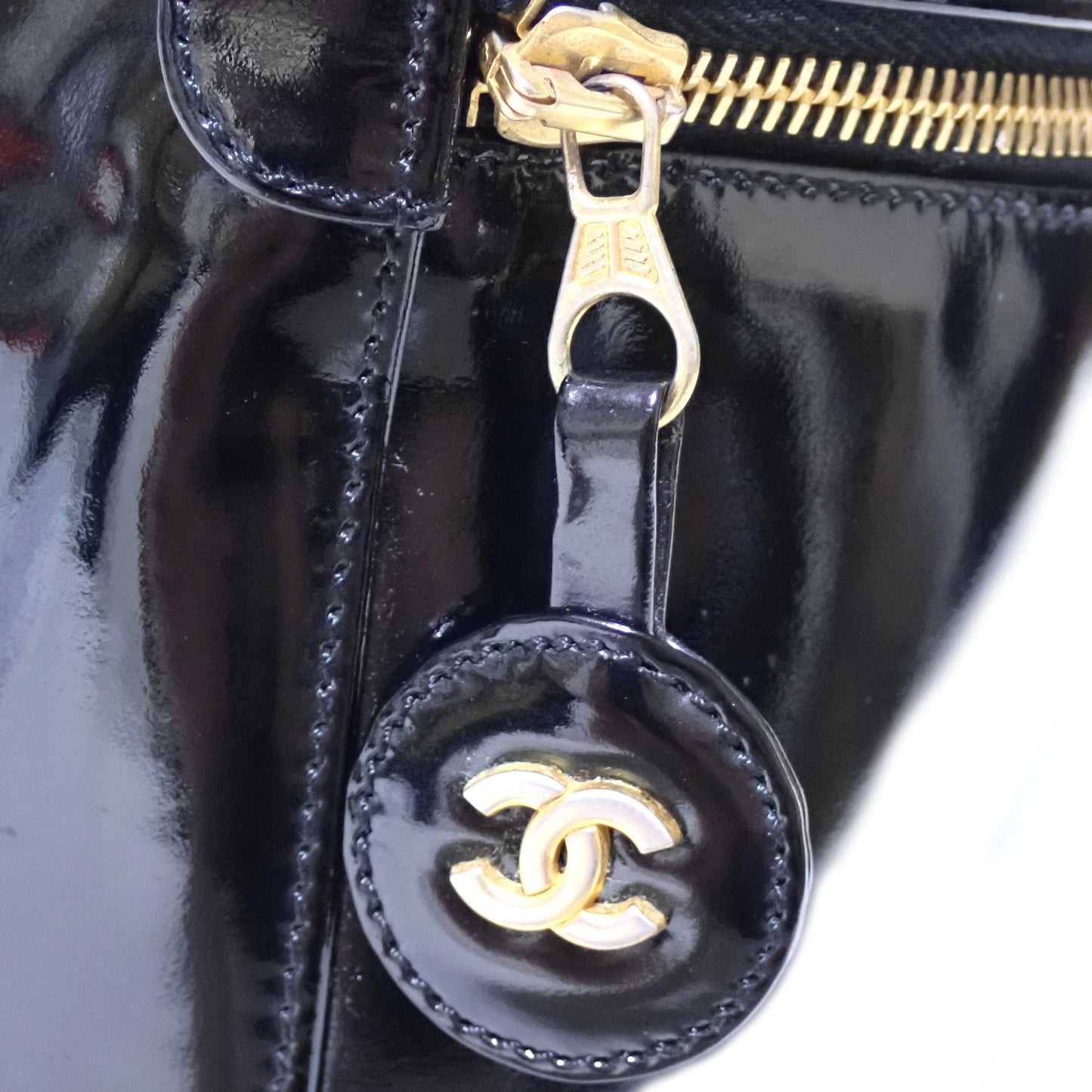 CHANEL シャネル ココマーク 縦型 バニティバッグ メイクポーチ A01998 ブラック レディース ハンドバッグ
