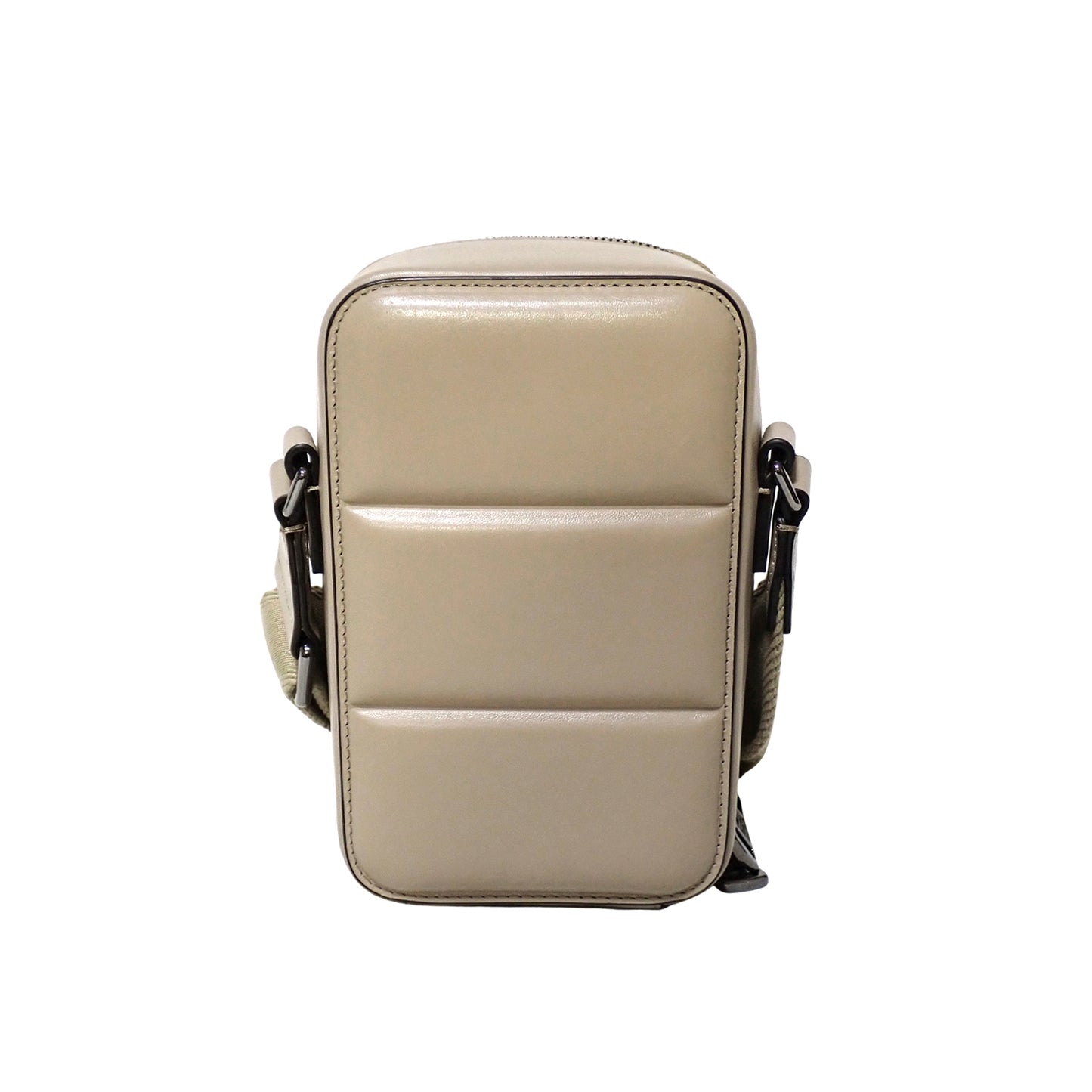 MONCLER モンクレール バーティカル クロスボディバッグ レザー J209A5L00002 ユニセックス ベージュ レディース ショルダーバッグ
