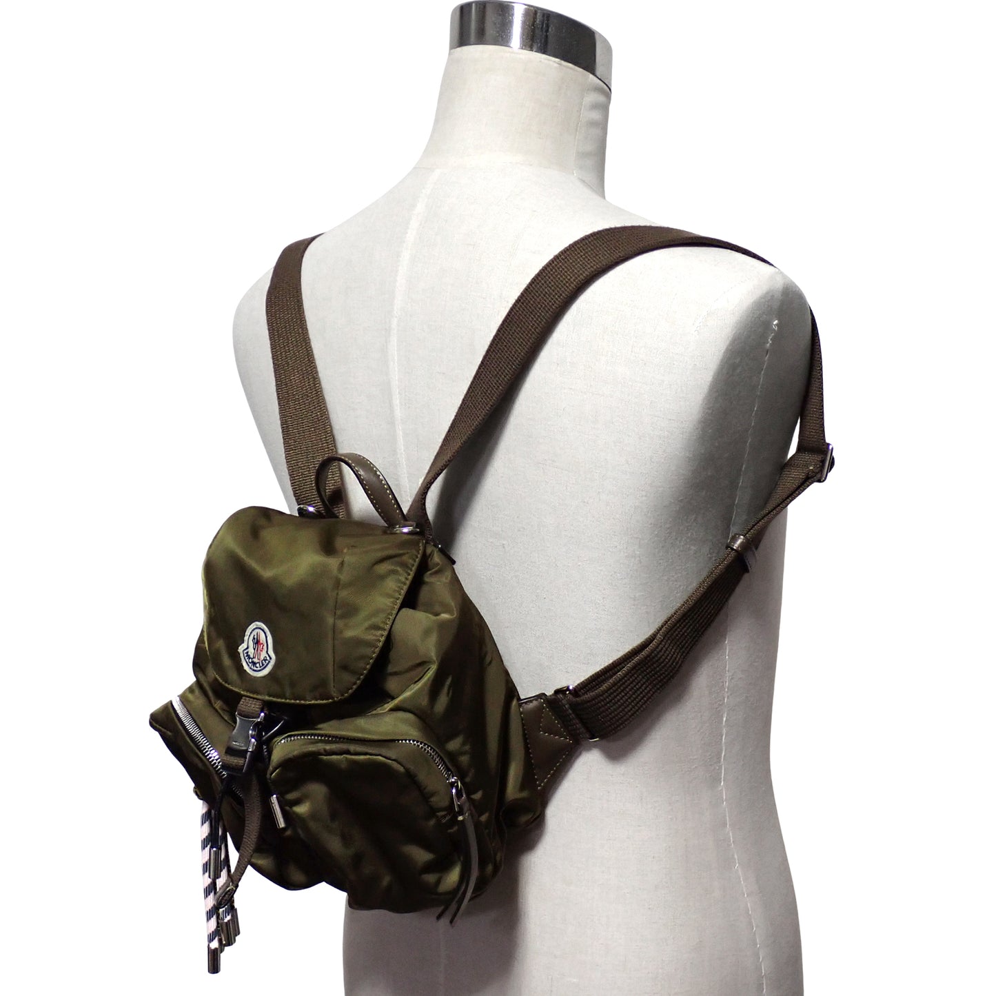 MONCLER モンクレール ドーフィンラージ バッグパック ナイロン F109B5A70000-02SA9-999 カーキ レディース リュック・デイパック
