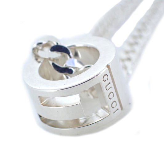 GUCCI Branded G Ring SV925 Silver Men's Necklace