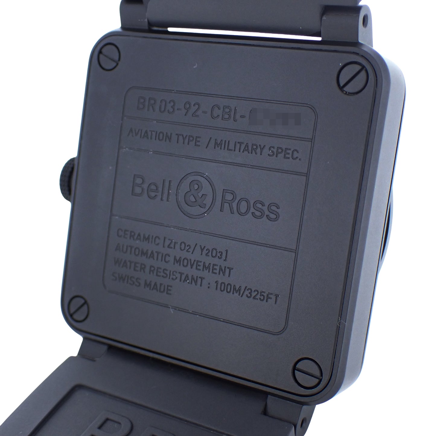 Bell＆Ross ベル＆ロス BR 03-92 ブラック マット BR03-92 メンズ 腕時計