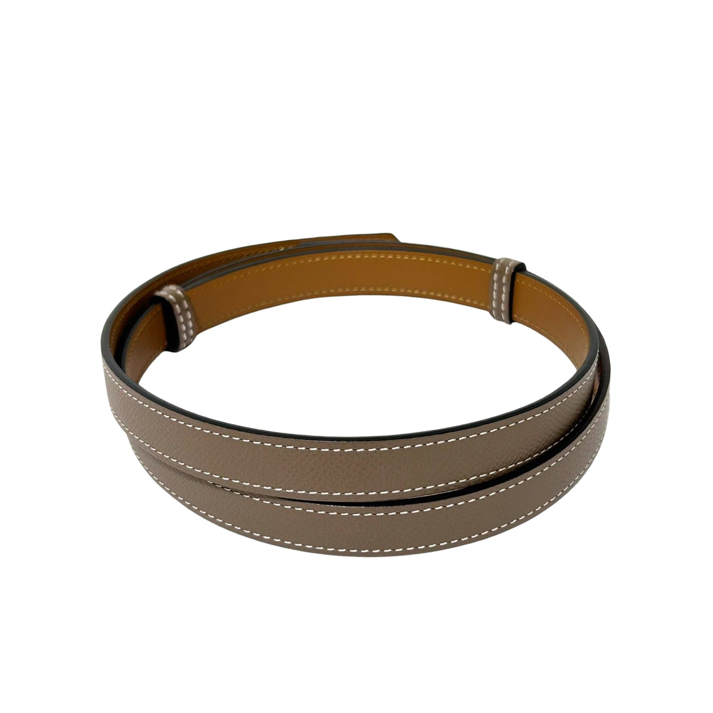 HERMES エルメス ケリー 18 レザー H069853CC18 エトゥープ ゴールド金具 ベージュ レディース ベルト