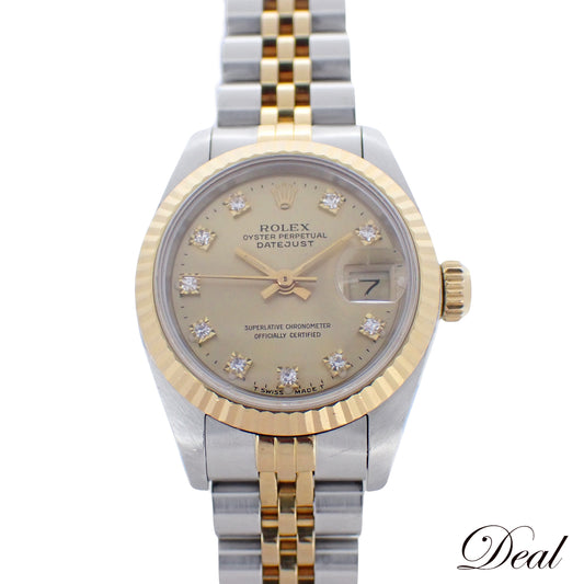 ROLEX ロレックス デイトジャスト 10PD L 69173G SS/YG レディース 腕時計