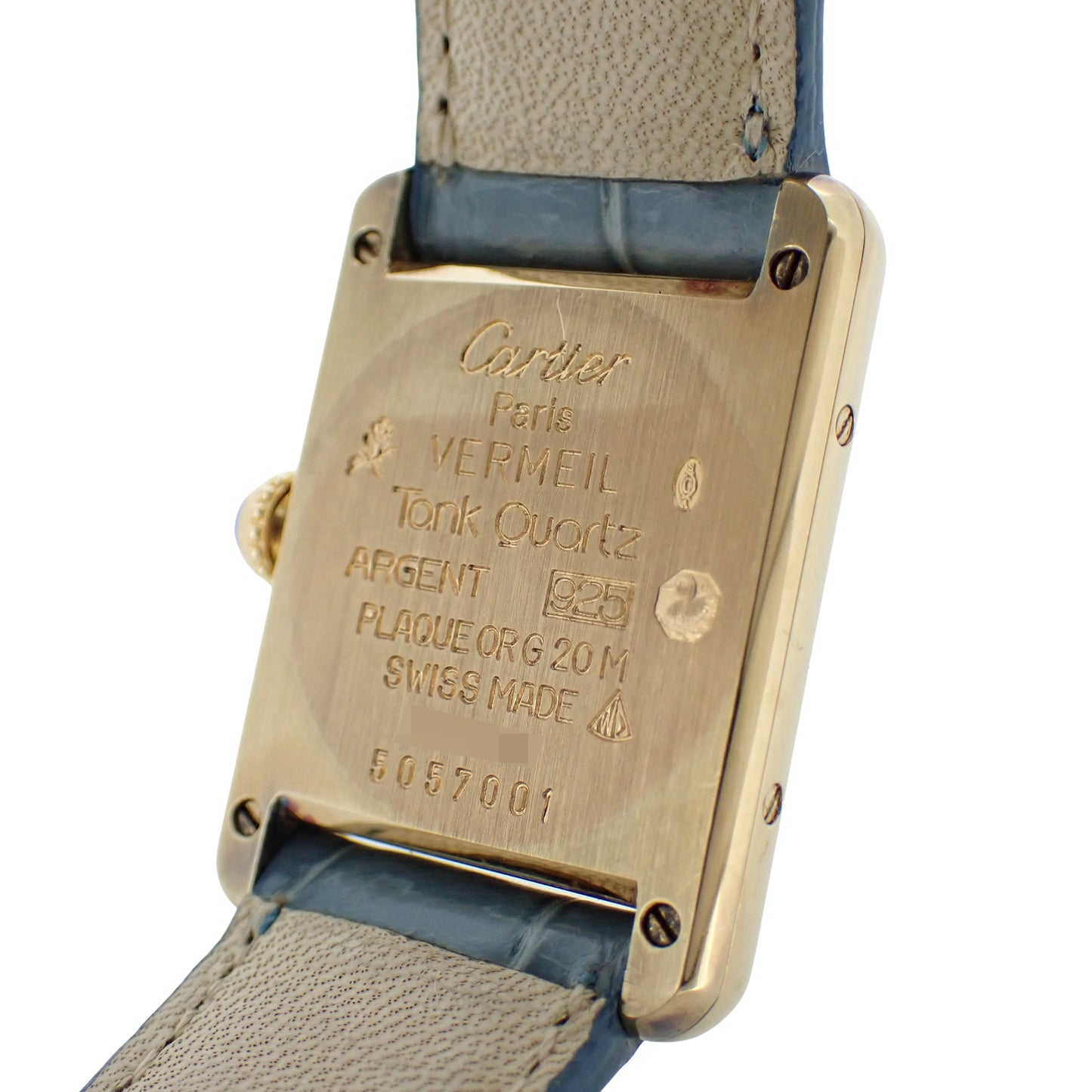 Cartier カルティエ マストタンク ヴェルメイユ SM 5057001 レディース 腕時計