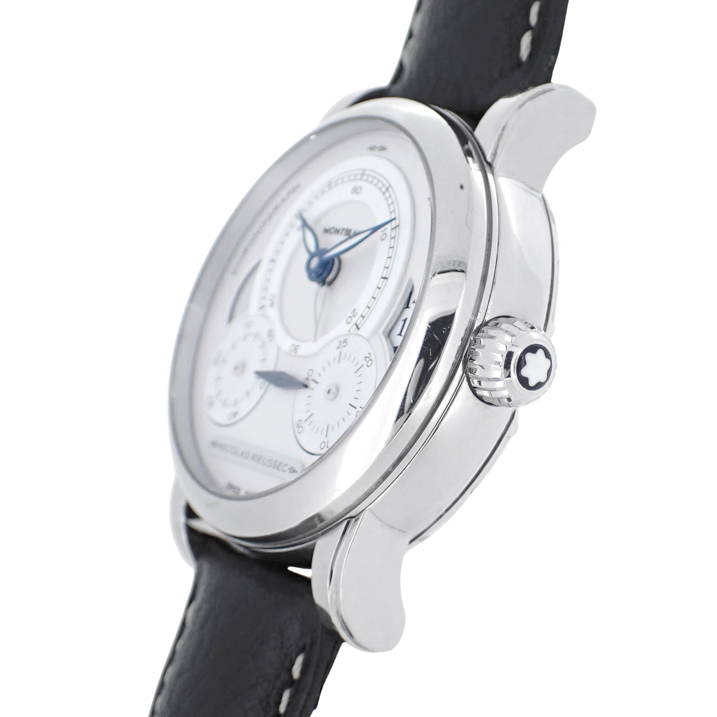 世界565本限定 MONTBLANC モンブラン ニコラ リューセック クロノグラフ 111012 メンズ 腕時計