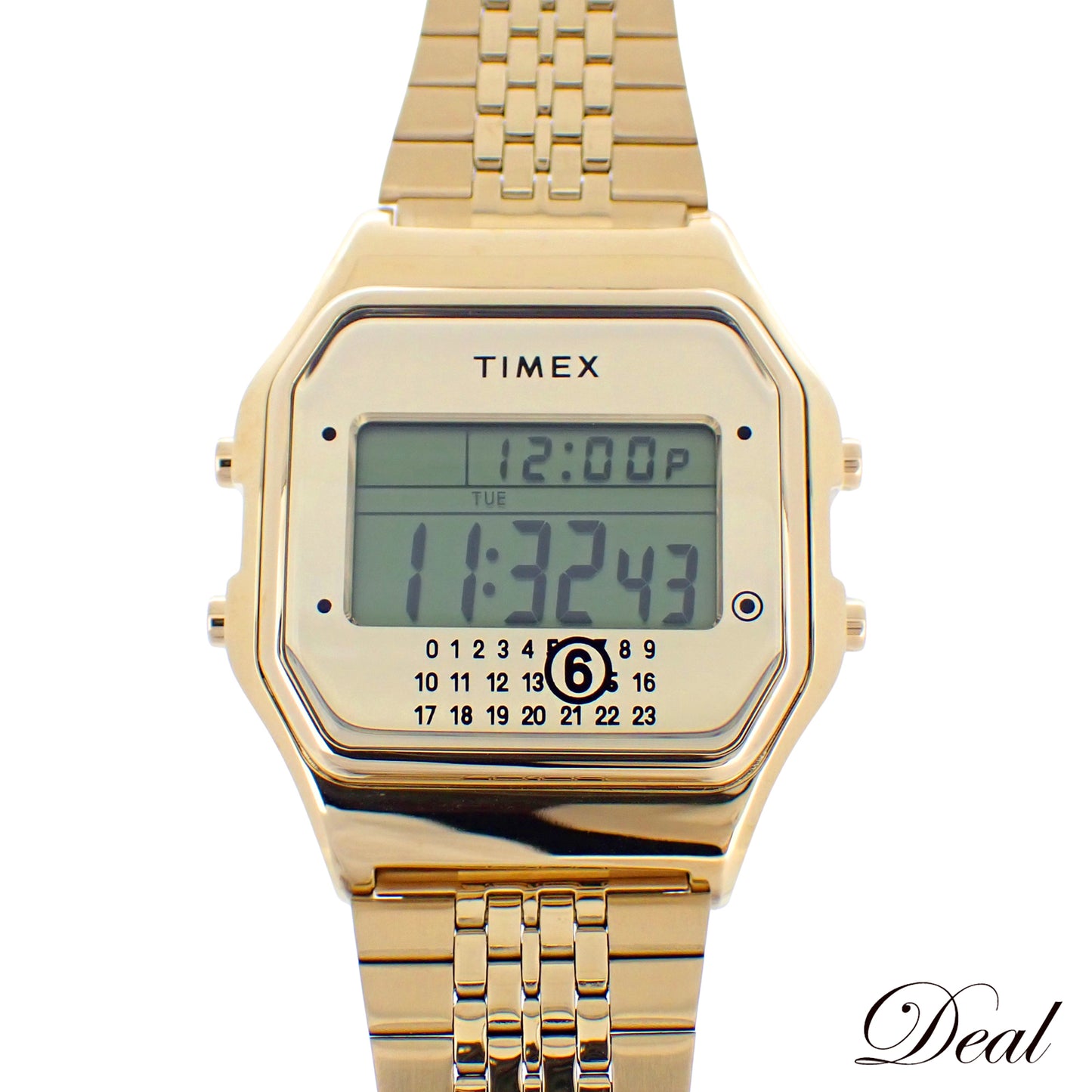 未使用 メゾンマルジェラ コラボ TIMEX タイメックス MM6 T80 デジタル TW2Y50000 ユニセックス メンズ 腕時計