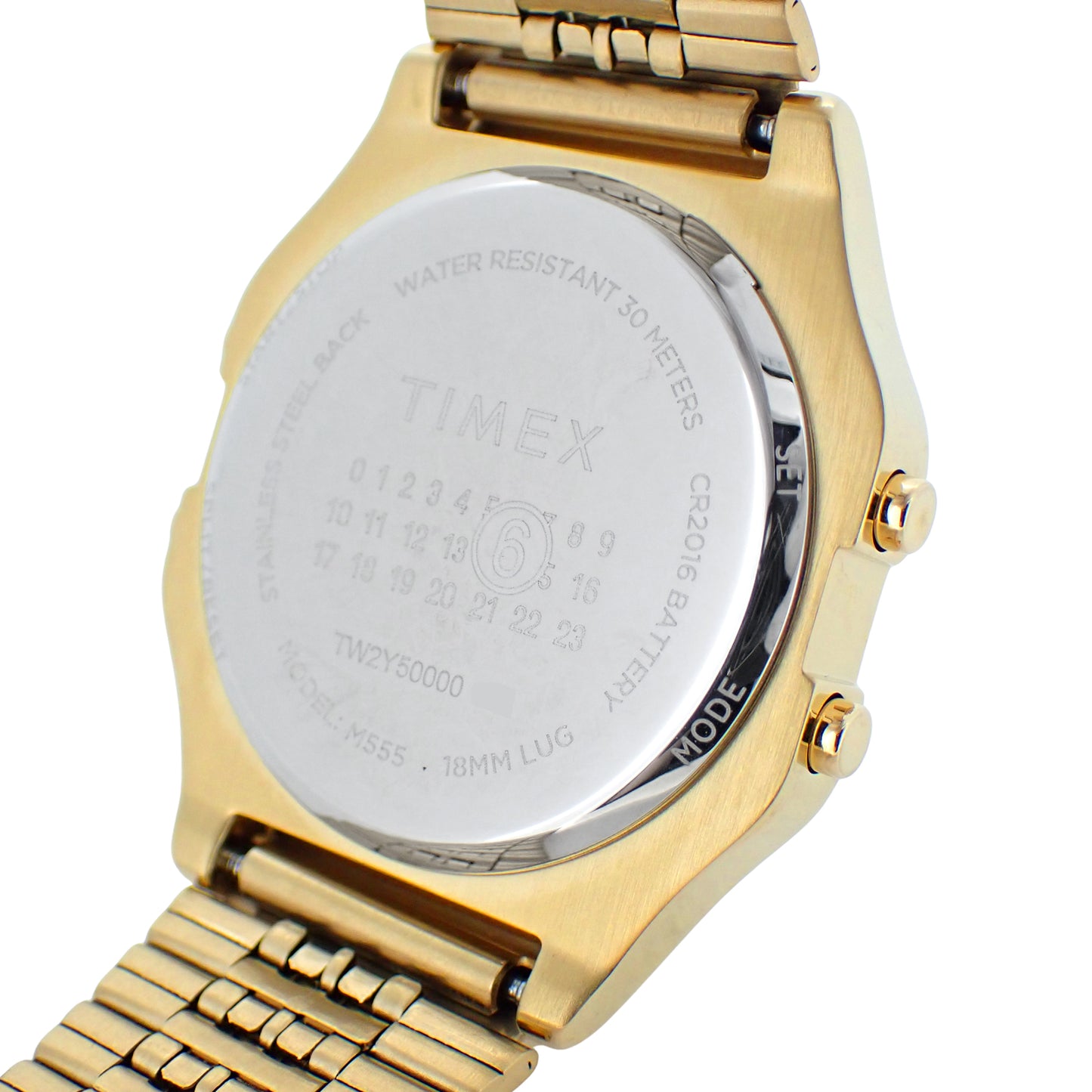 未使用 メゾンマルジェラ コラボ TIMEX タイメックス MM6 T80 デジタル TW2Y50000 ユニセックス メンズ 腕時計