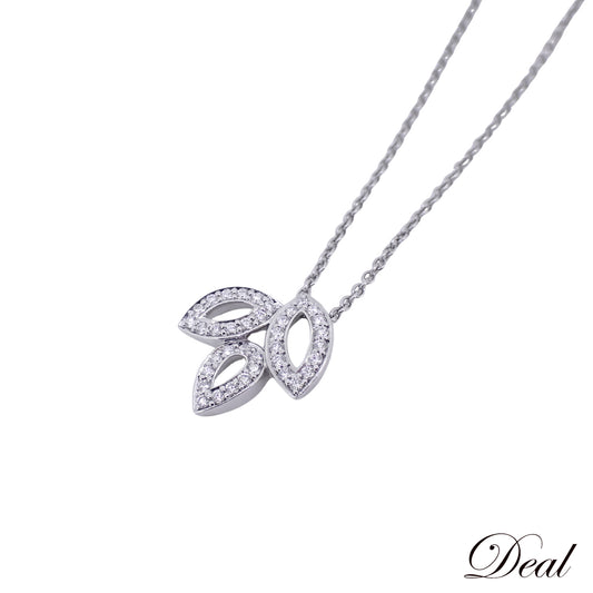 Harry Winston ハリーウィンストン リリークラスター ミニ ペンダント プラチナ950 ダイヤ PEDPSM1MLC シルバー レディース ネックレス