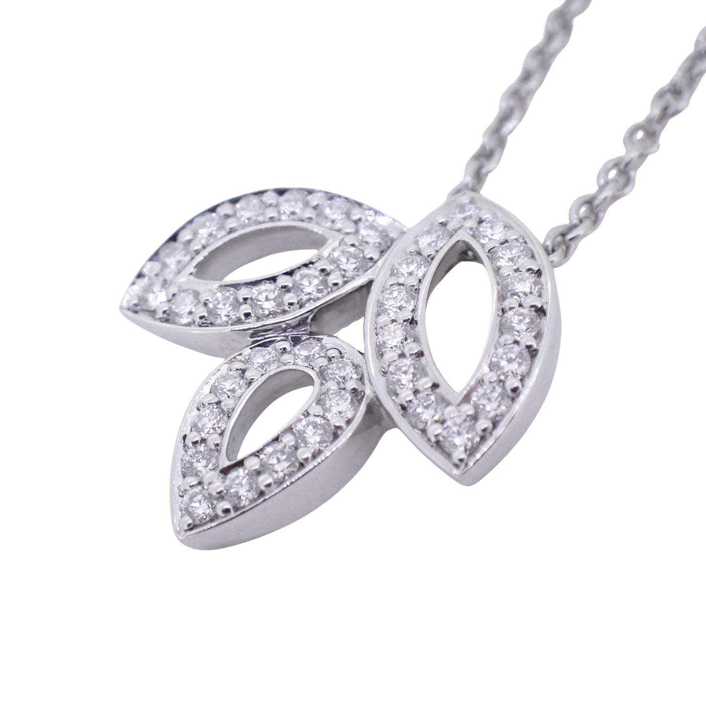 Harry Winston ハリーウィンストン リリークラスター ミニ ペンダント プラチナ950 ダイヤ PEDPSM1MLC シルバー レディース ネックレス