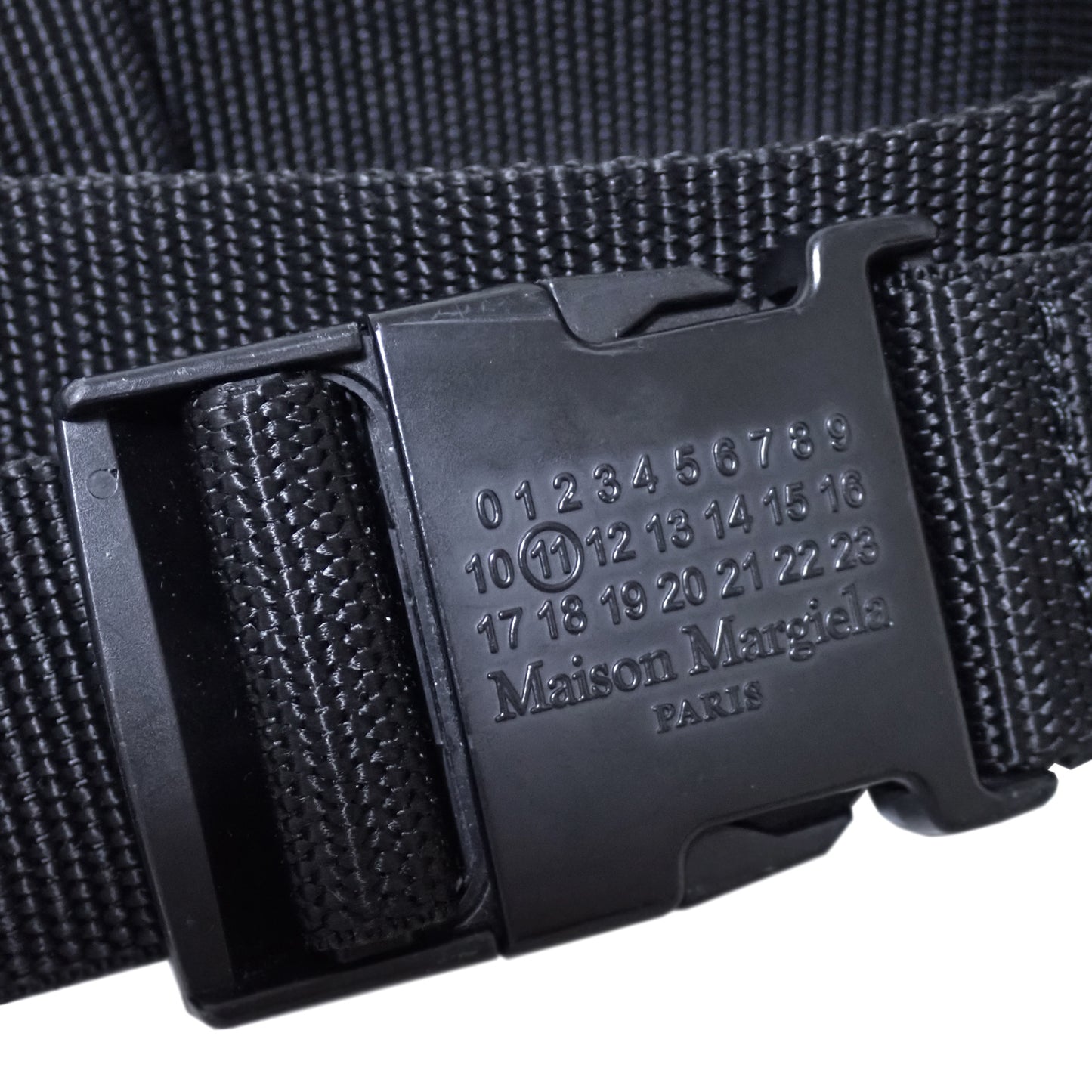 Maison Margiela メゾンマルジェラ 4ステッチ クロス バッグ S55WB0014 ブラック ブラック メンズ ボディバッグ