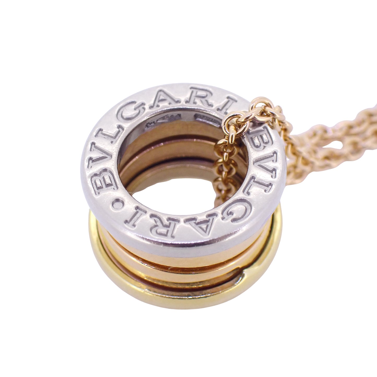 BVLGARI ブルガリ B-ZERO1 ビーゼロワン スリーカラー パーフェクトミステイク K18YG K18WG K18PG ゴールド レディース ネックレス
