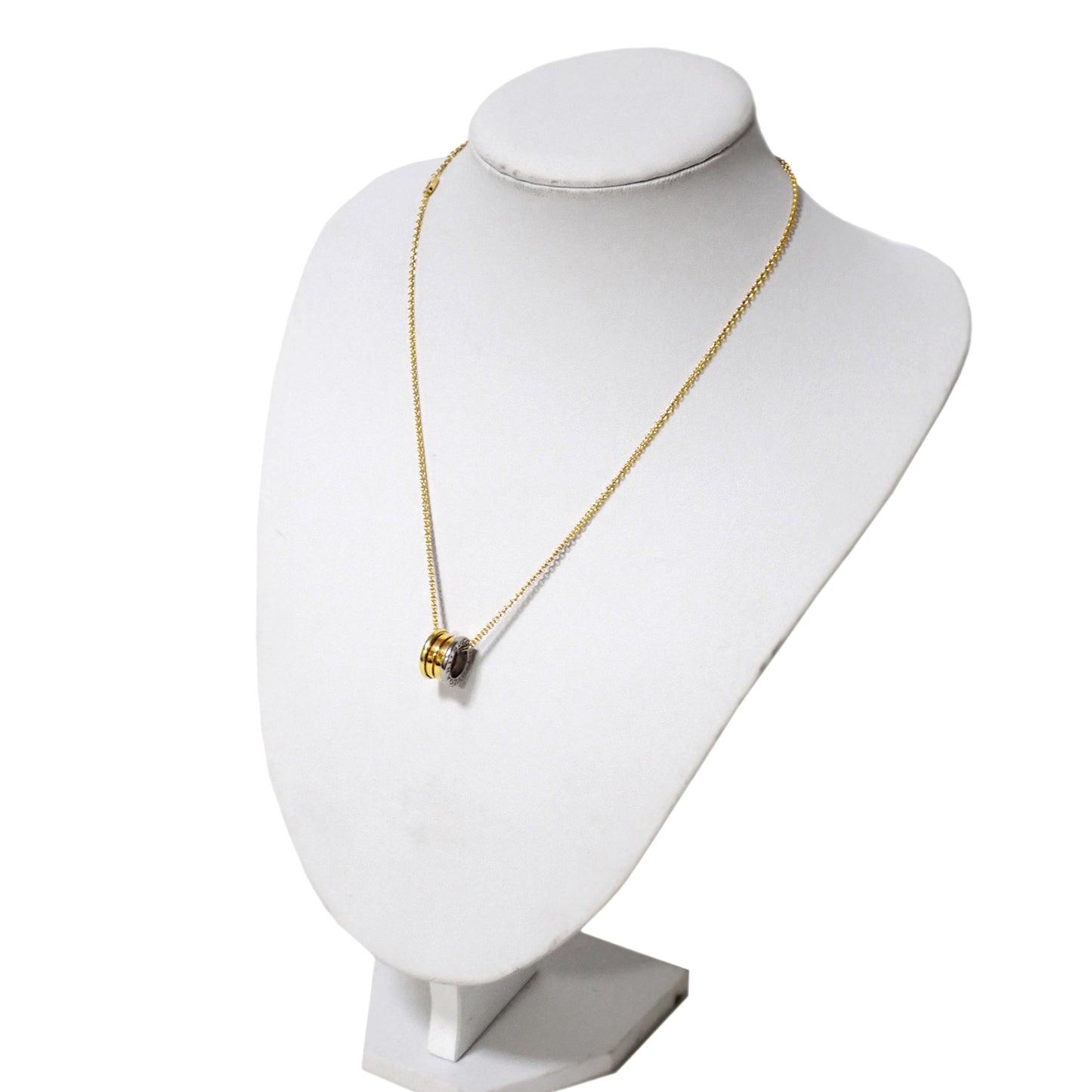 BVLGARI ブルガリ B-ZERO1 ビーゼロワン スリーカラー パーフェクトミステイク K18YG K18WG K18PG ゴールド レディース ネックレス