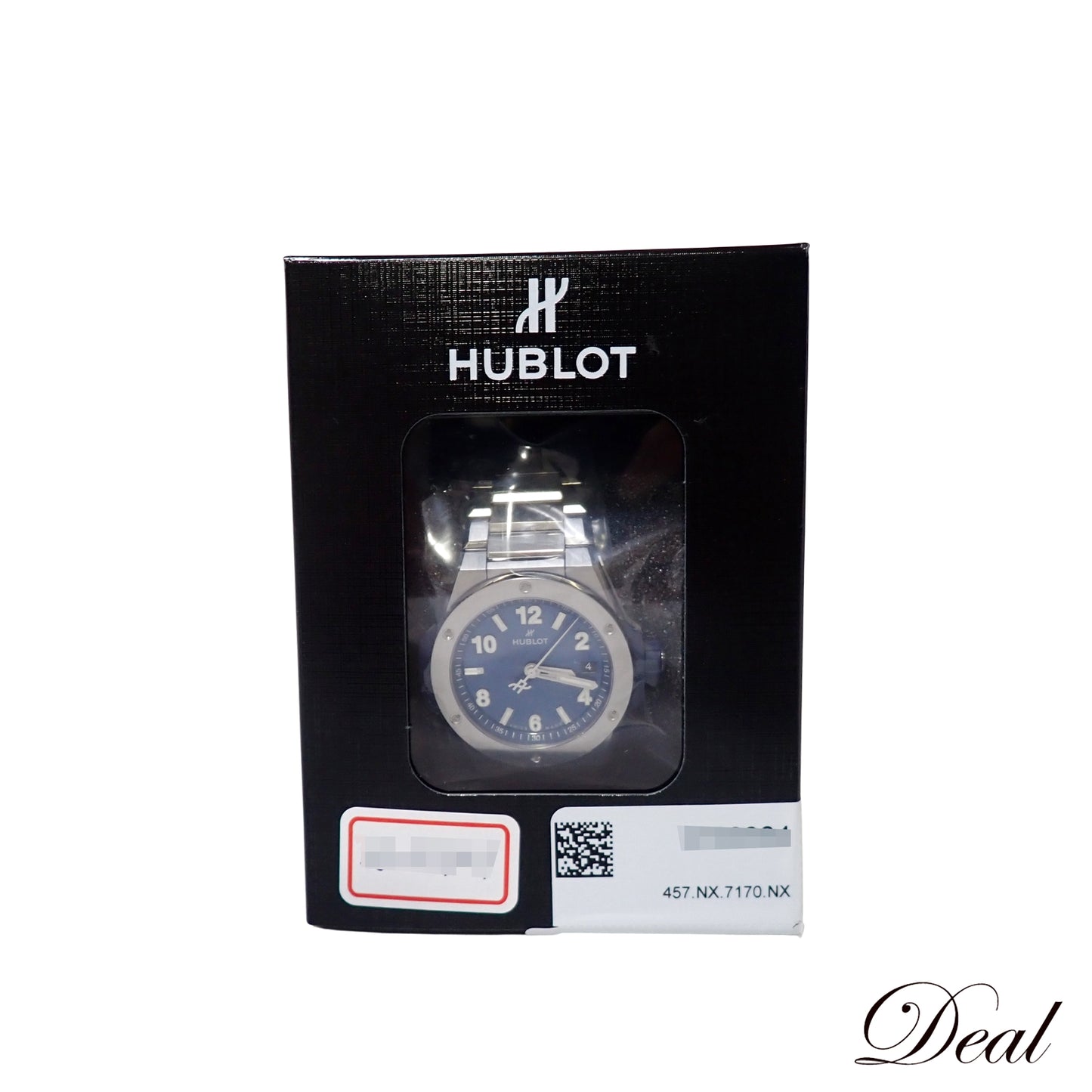 新品 未開封 HUBLOT ウブロ ビッグバン インテグレーテッド タイムオンリー チタニウム ブルー 457.NX.7170.NX メンズ 腕時計