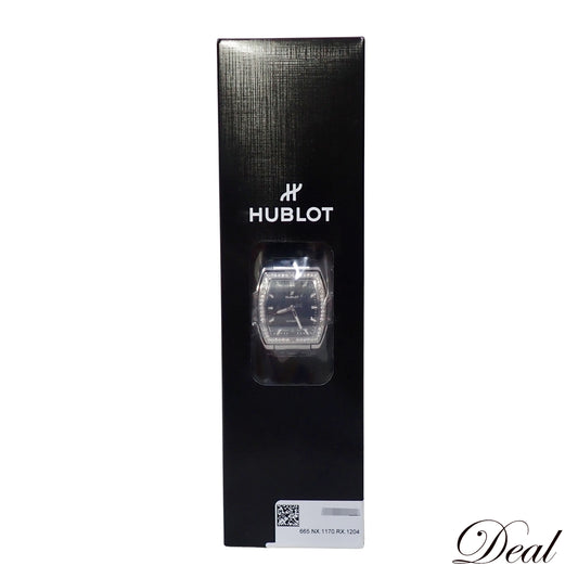 新品 未開封 HUBLOT ウブロ スピリット オブ ビッグバン チタニウム ダイヤモンド 665.NX.1170.RX.1204 レディース 腕時計