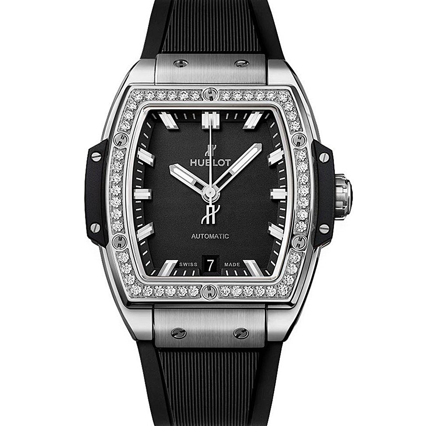 新品 未開封 HUBLOT ウブロ スピリット オブ ビッグバン チタニウム ダイヤモンド 665.NX.1170.RX.1204 レディース 腕時計