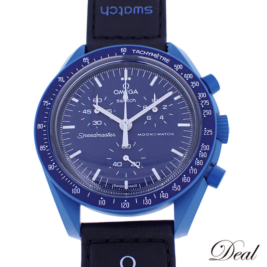Swatch スウォッチ オメガ×スウォッチ ミッション トゥ ネプチューン SO33N100 海王星 メンズ 腕時計