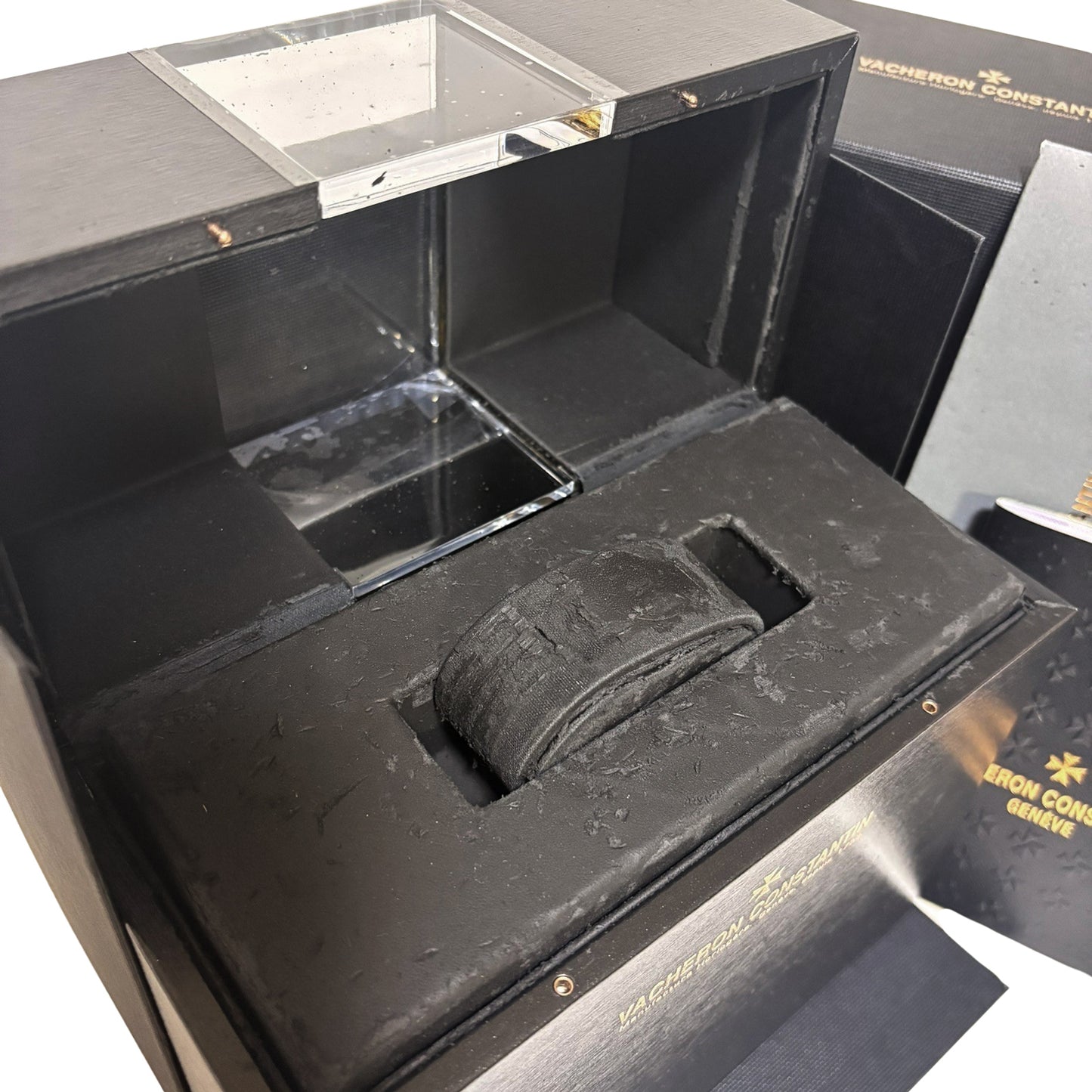 VACHERON CONSTANTIN ヴァシュロンコンスタンタン 腕時計 箱 BOX ブラック メンズ 時計パーツ