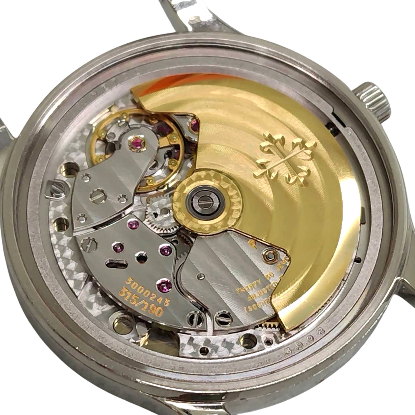 Pt950 PATEK PHILIPPE パテックフィリップ カラトラバ 3998P 3Pバケットダイヤ 8Pダイヤ メンズ 腕時計