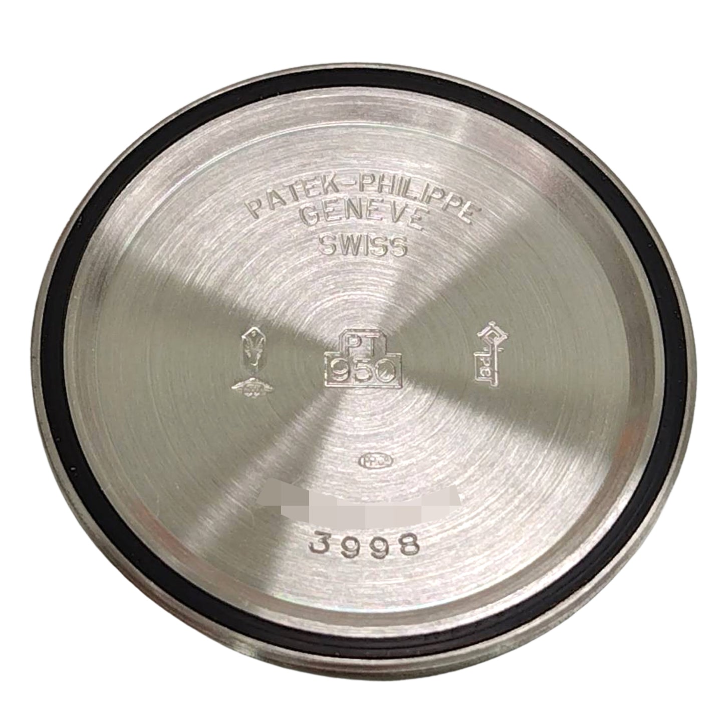 Pt950 PATEK PHILIPPE パテックフィリップ カラトラバ 3998P 3Pバケットダイヤ 8Pダイヤ メンズ 腕時計