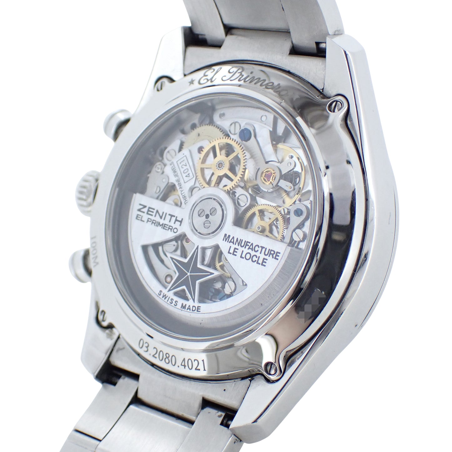 ZENITH ゼニス クロノマスター オープン エル・プリメロ 03.2080.4021/21.M2040 パワーリザーブ メンズ 腕時計