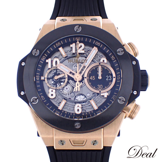HUBLOT ウブロ ビッグバン ウニコ キングゴールド セラミック 421.OM.1180.RX メンズ 腕時計