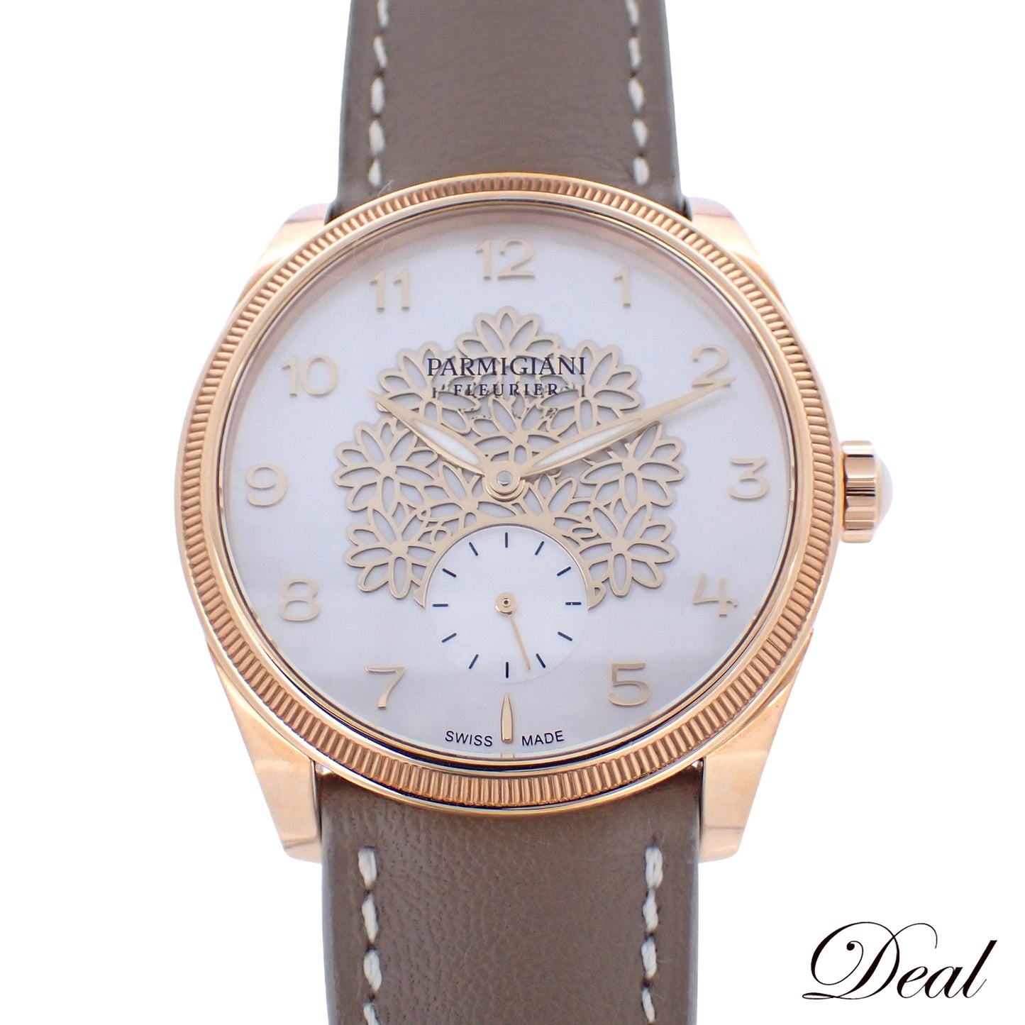 50本限定 K18RG PARMIGIANI FLEURIER パルミジャーニフルリエ トリック フルール PFC803-1500020-HC6181 スモールセコンド レディース 腕時計