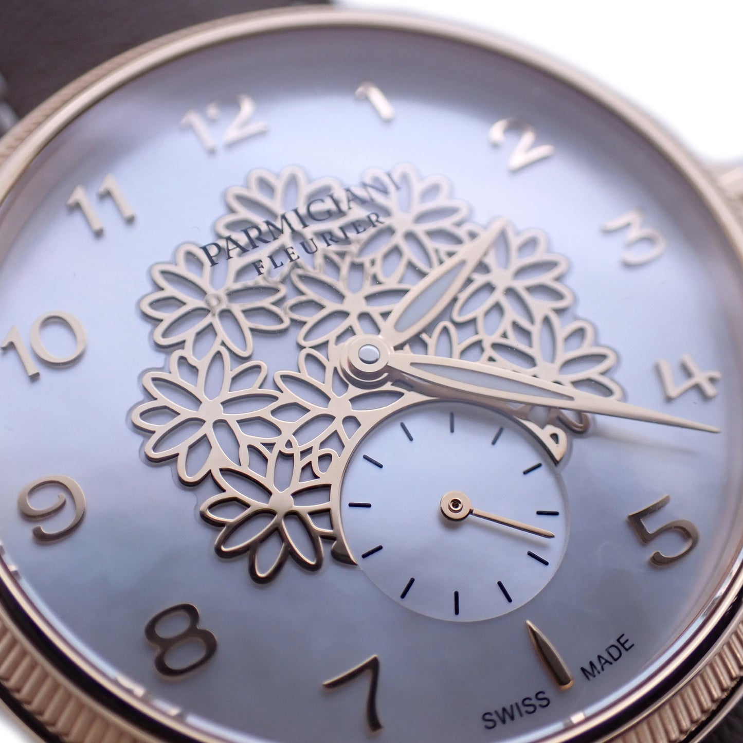 50本限定 K18RG PARMIGIANI FLEURIER パルミジャーニフルリエ トリック フルール PFC803-1500020-HC6181 スモールセコンド レディース 腕時計