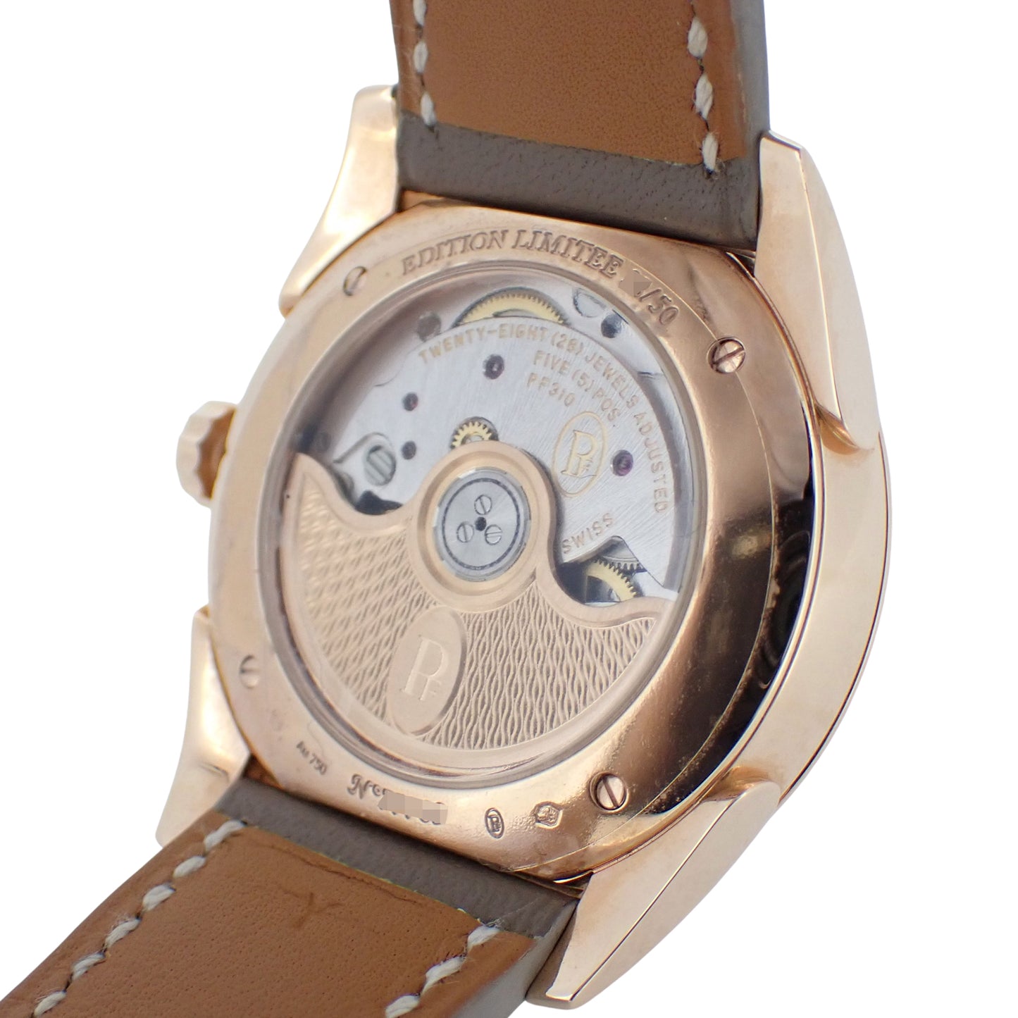 50本限定 K18RG PARMIGIANI FLEURIER パルミジャーニフルリエ トリック フルール PFC803-1500020-HC6181 スモールセコンド レディース 腕時計