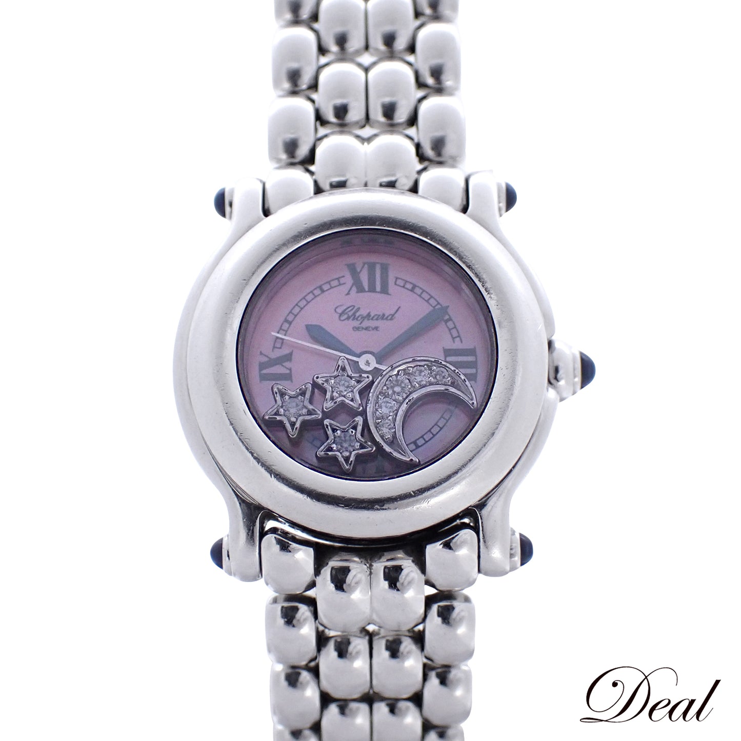 Chopard ショパール ハッピースポーツ ムーンスター ピンクシェル 27/8250-23 レディース 腕時計
