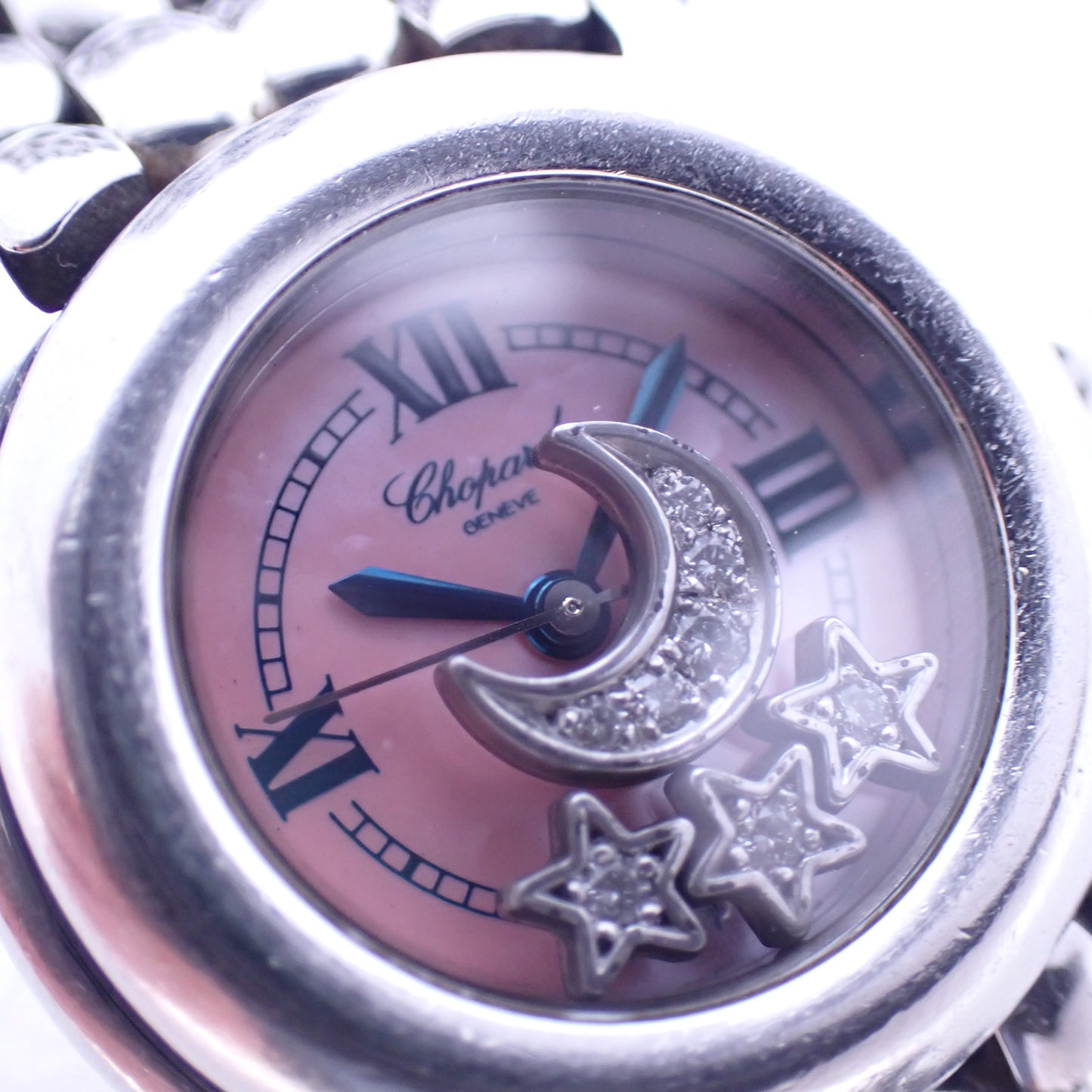Chopard ショパール ハッピースポーツ ムーンスター ピンクシェル 27/8250-23 レディース 腕時計