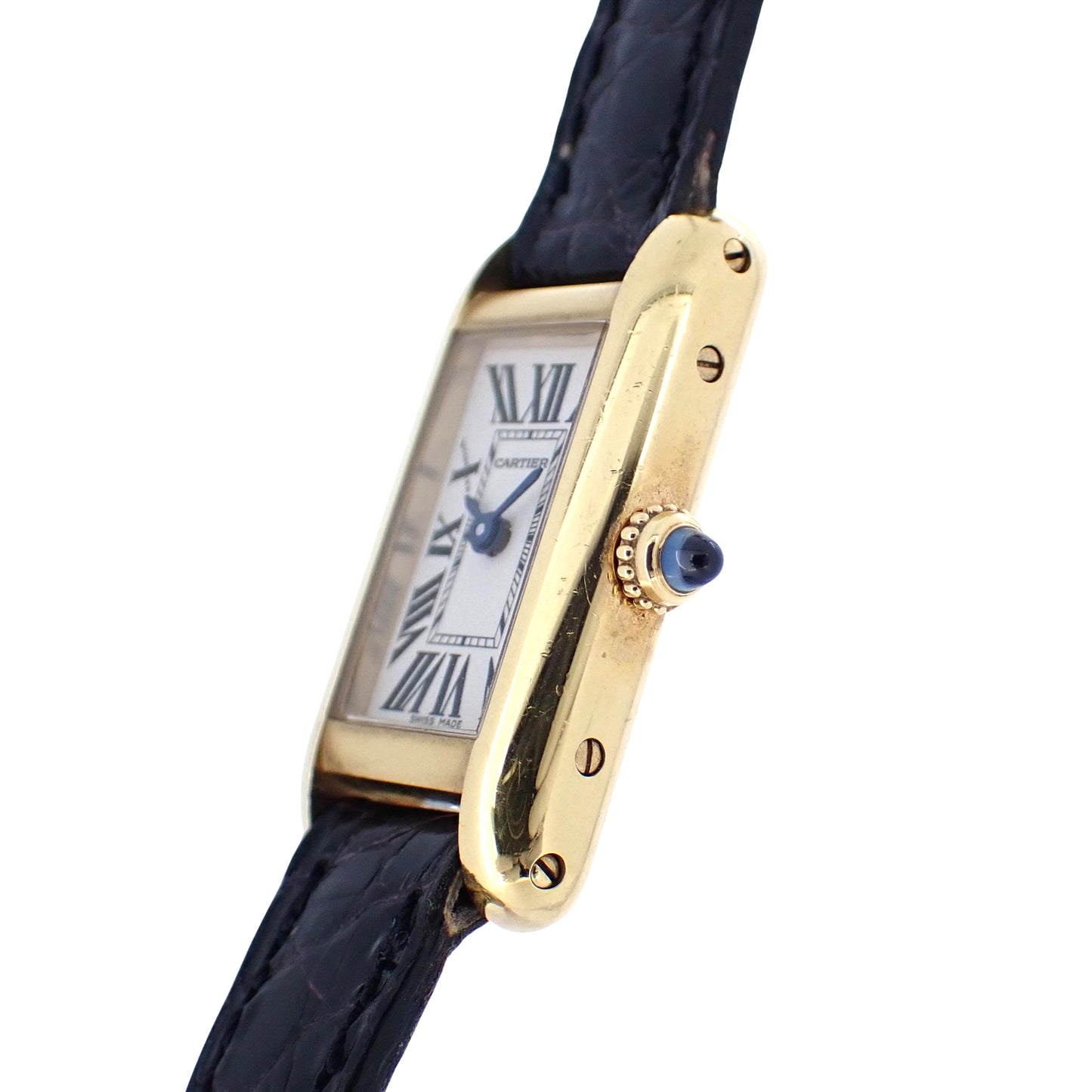 K18YG Cartier カルティエ タンクアロンジェ W1529956 レディース 腕時計