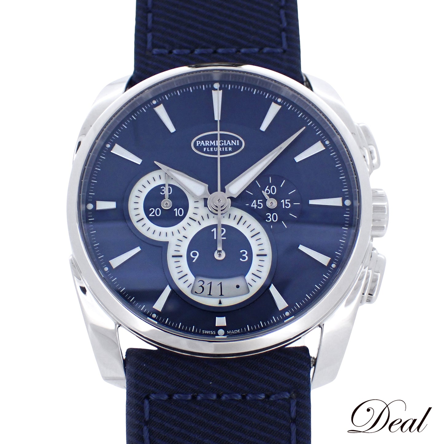 PARMIGIANI FLEURIER パルミジャーニフルリエ トンダメトログラフ PFC274-0000 ブルー メンズ 腕時計