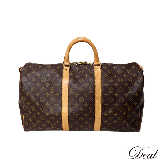 LOUIS VUITTON ルイ・ヴィトン キーポル50 M41426 モノグラム ブラウン メンズ ボストンバッグ
LV