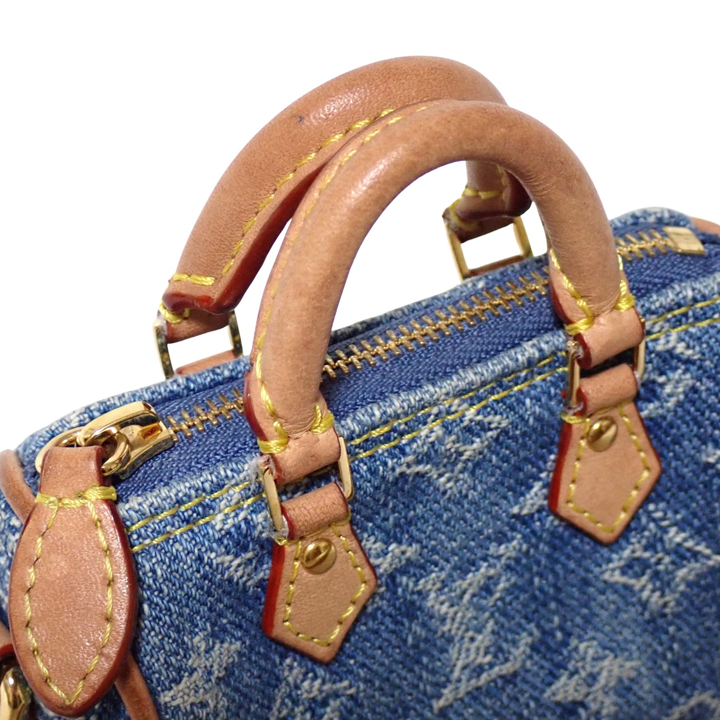 希少 LOUIS VUITTON ルイ・ヴィトン バッグチャーム・ミクロ スピーディー M01701 ブルー レディース チャーム
LV