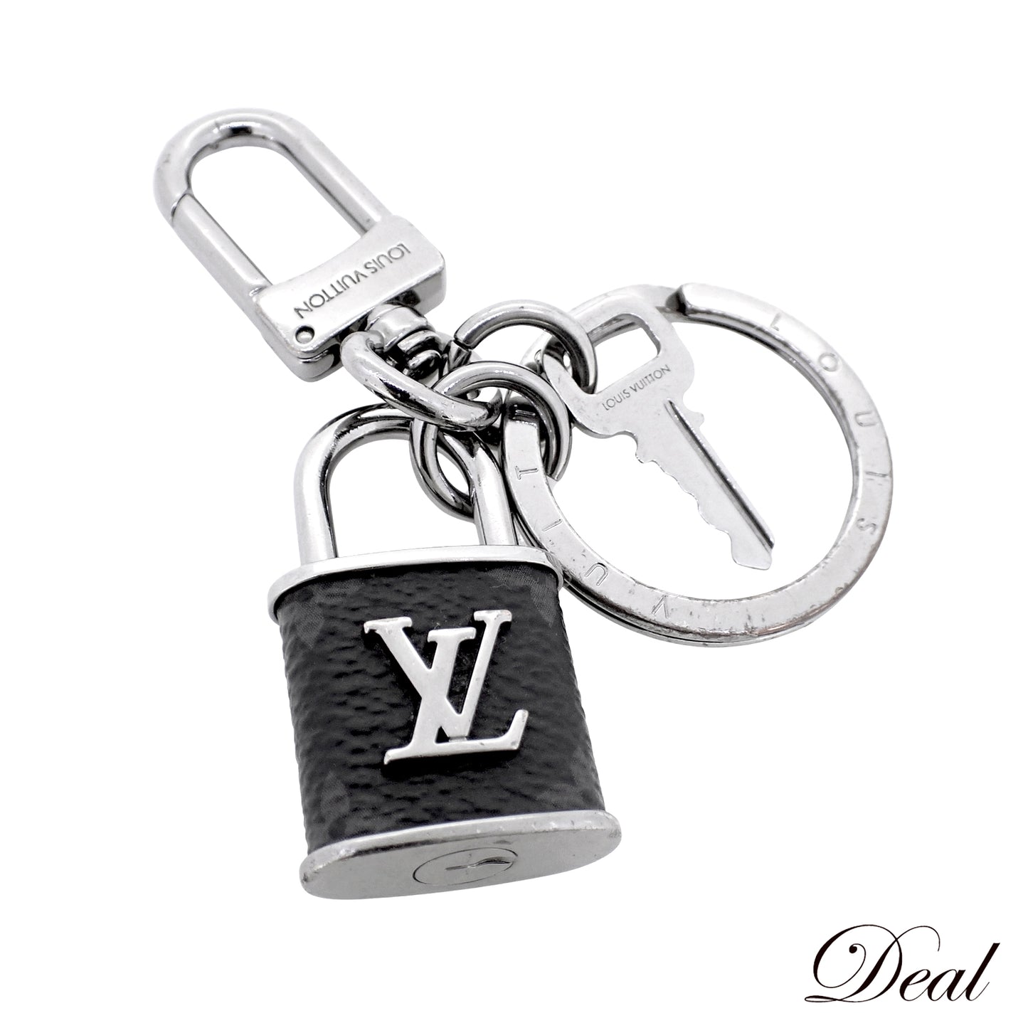LOUIS VUITTON ルイ・ヴィトン ポルトクレ LVロック キーリング M00967 ブラック メンズ キーホルダー
LV