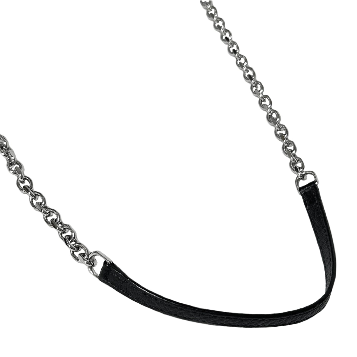 Maison Margiela メゾンマルジェラ 4ステッチ ショルダー 長財布 ブラック レディース チェーンウォレット