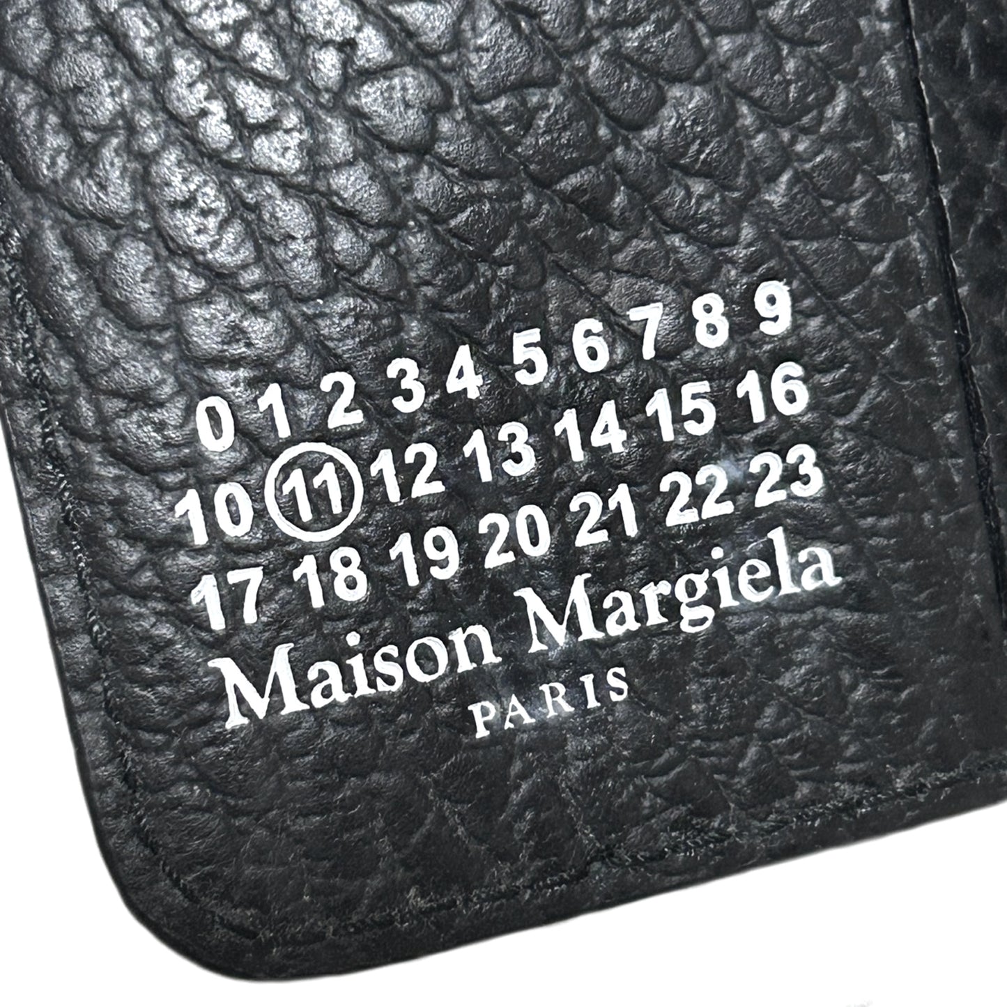 Maison Margiela メゾンマルジェラ 4ステッチ 6連 ブラック メンズ キーケース