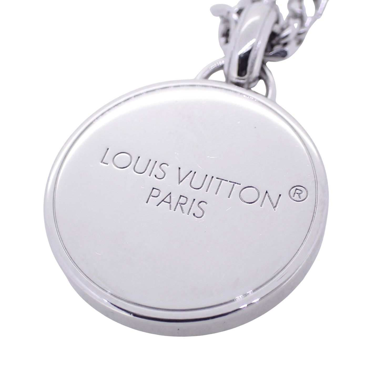 LOUIS VUITTON ルイ・ヴィトン ペンダント ダミエ ステープル M02446 シルバー メンズ ネックレス
LV