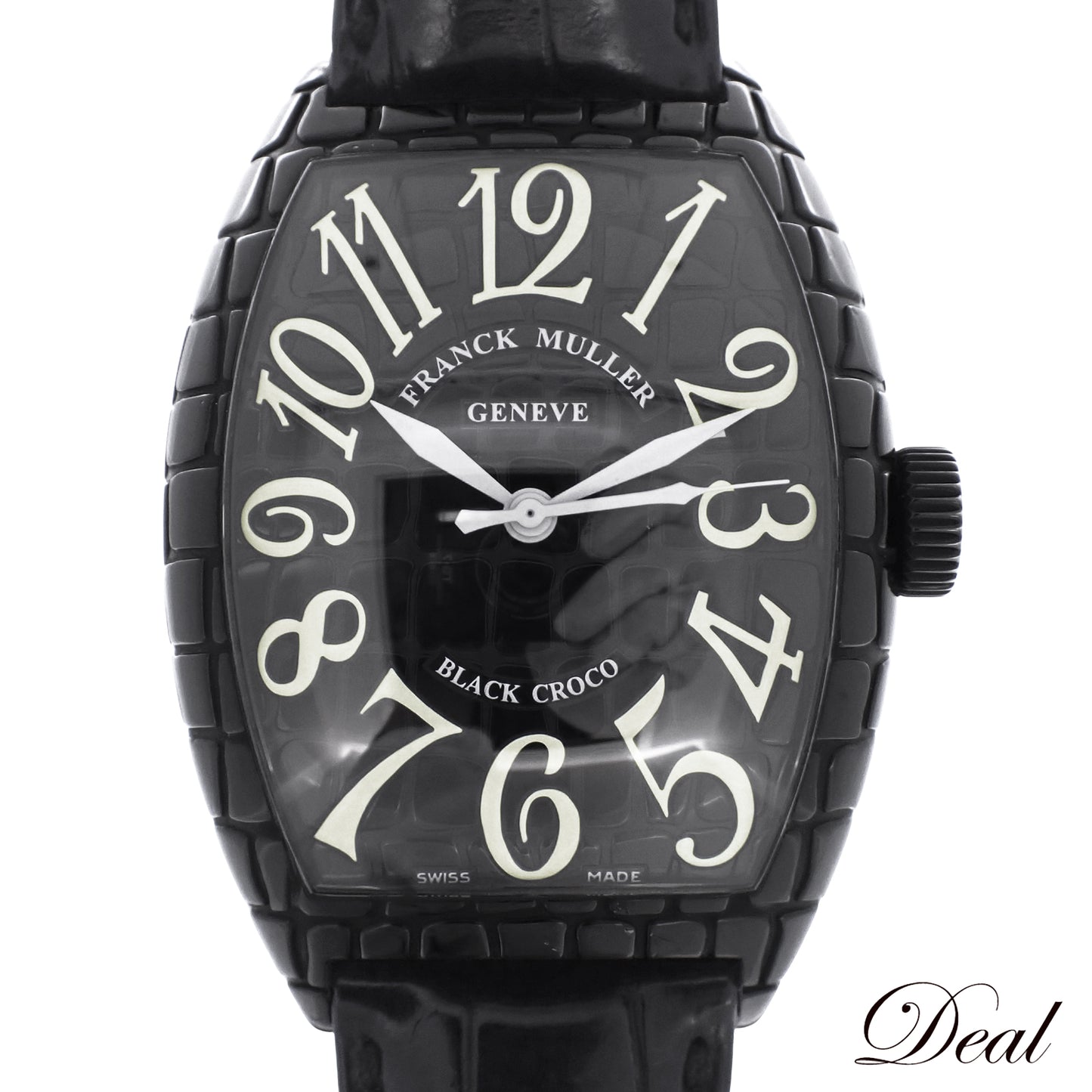 FRANCK MULLER フランクミュラー トノーカーベックス ブラッククロコ 9880SCBLKCRO メンズ 腕時計