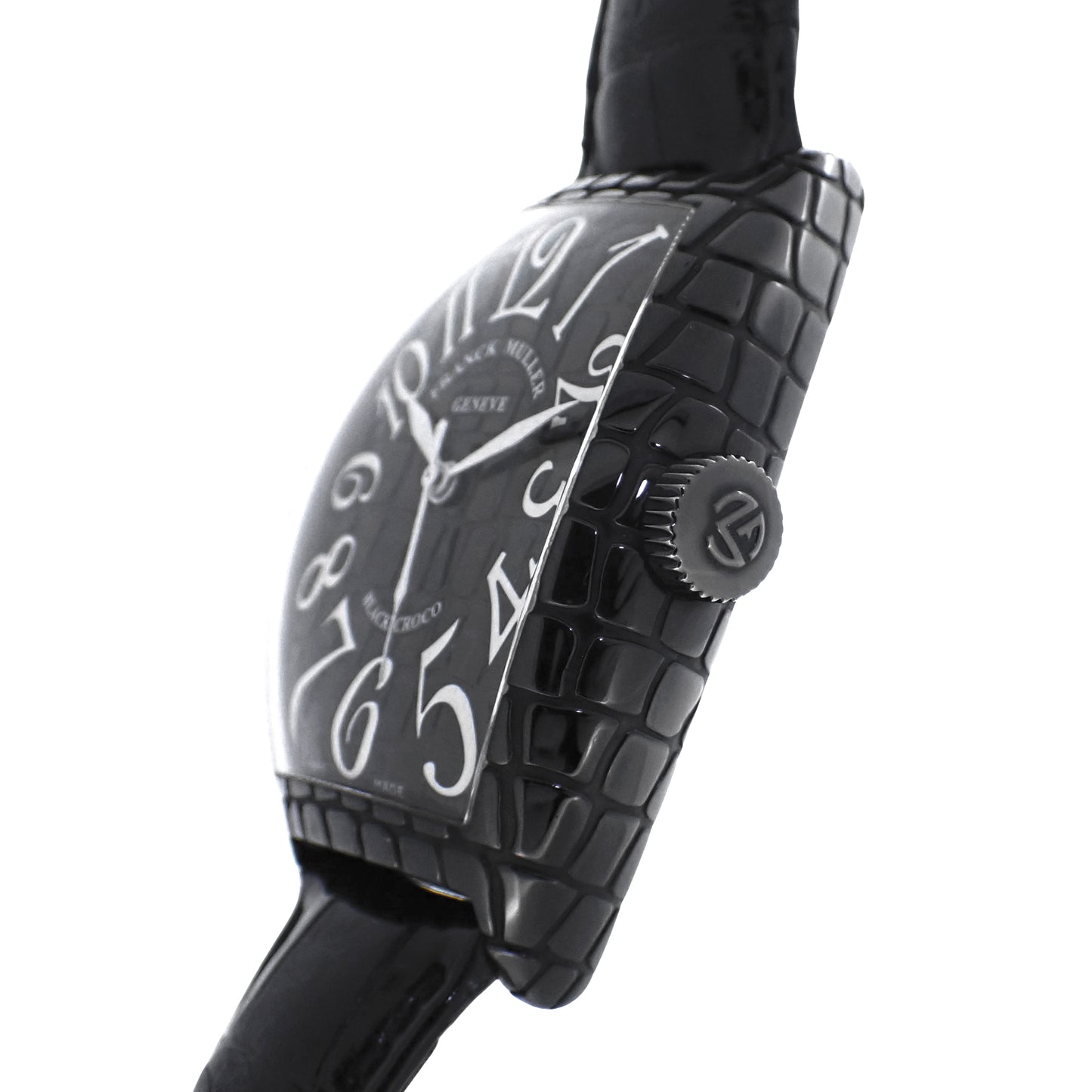 FRANCK MULLER フランクミュラー トノーカーベックス ブラッククロコ 9880SCBLKCRO メンズ 腕時計