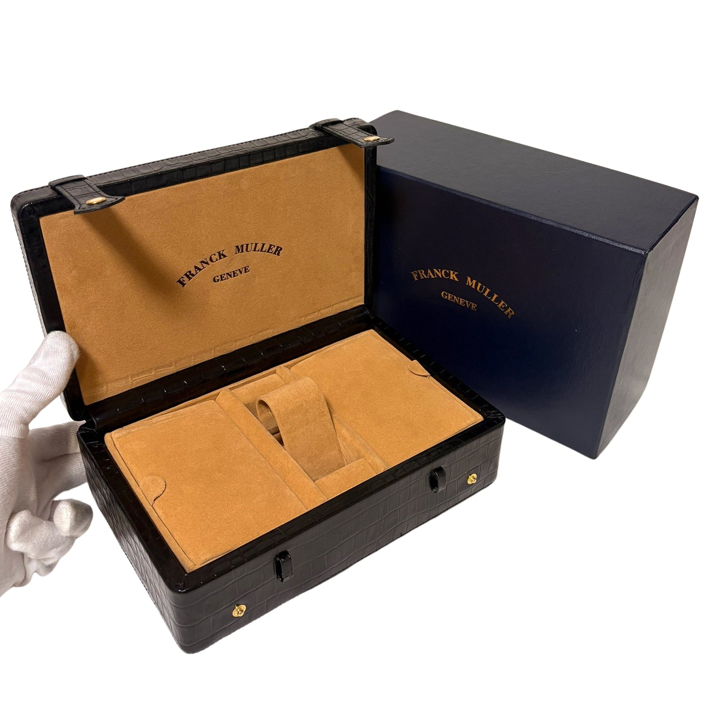 FRANCK MULLER フランクミュラー トノーカーベックス ブラッククロコ 9880SCBLKCRO メンズ 腕時計