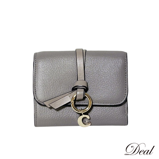 Chloe クロエ スモールトリフォールド CHC21WP718F57053 グレー レディース 三つ折り財布