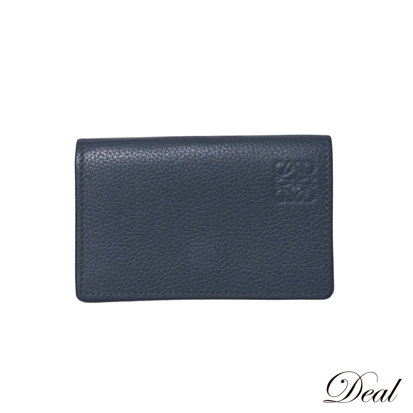 LOEWE ロエベ ビジネスカードホルダー 名刺入れ ネイビー メンズ カードケース