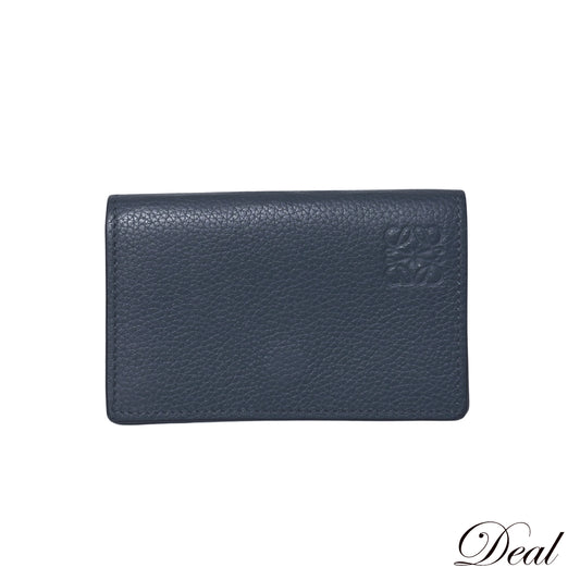 LOEWE ロエベ ビジネスカードホルダー 名刺入れ ネイビー メンズ カードケース